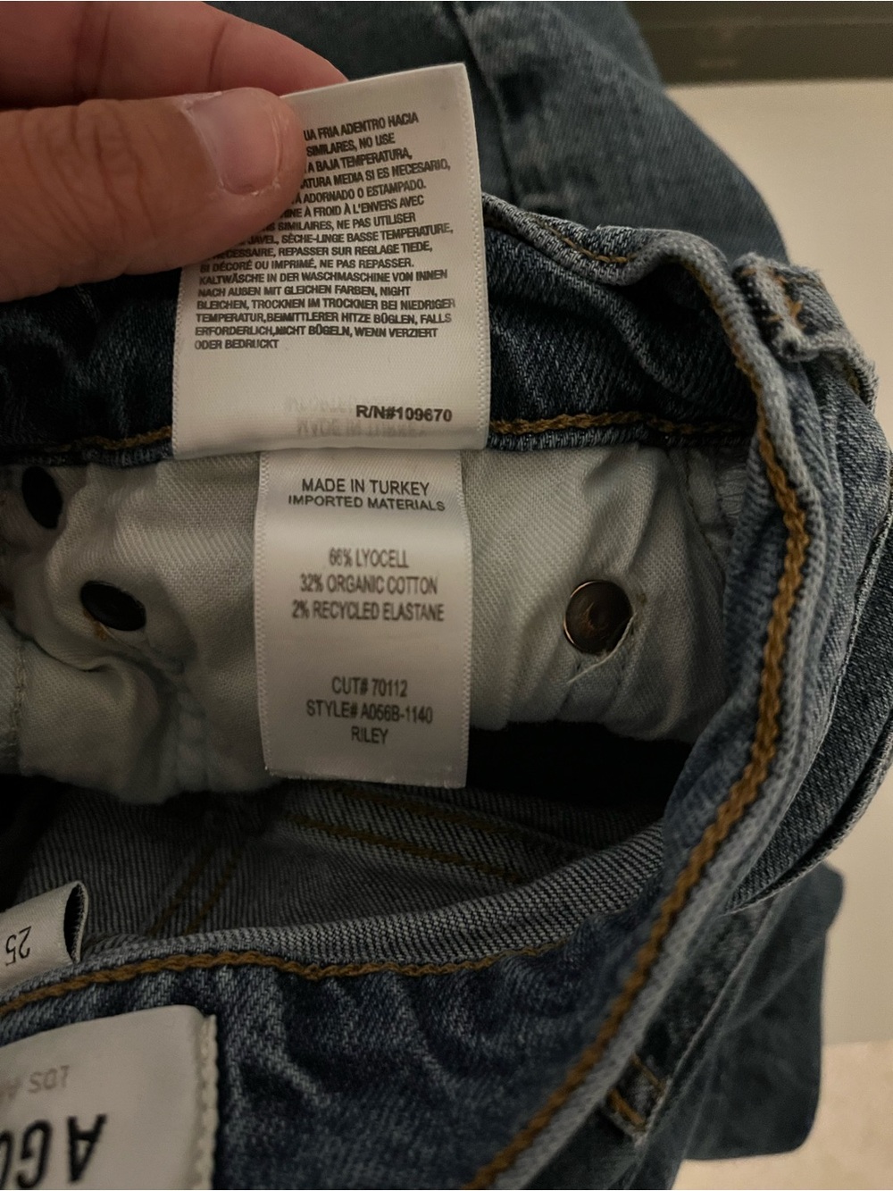 Agolde Riley High Rise Jeans - Picture 9 of 9